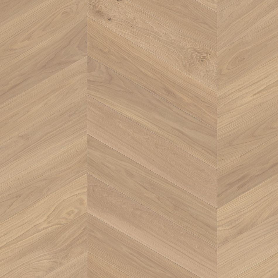 Artisan Flooring - Chevron Brushed White Oak Adagio